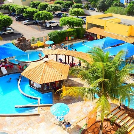 Lindos Flats Com 7 Piscinas, Bar Molhado, Restaurante - Perto Do Centro De Caldas Novas! Lägenhet Exteriör bild